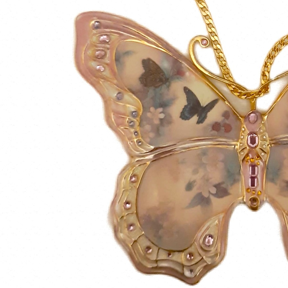 FINE PORCELAIN - ENCHANTED WINGS Artist Design C2987 Collectable Vintage - Picture 4 of 9